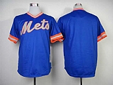 New York Mets Blank 1983 Mitchell And Ness Throwback Blue Pullover Stitched MLB Jersey Sanguo,baseball caps,new era cap wholesale,wholesale hats